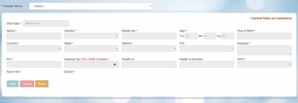 WB Health OPD Ticket Booking Online 2026